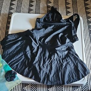 Elegant Black Women's Swim Dress